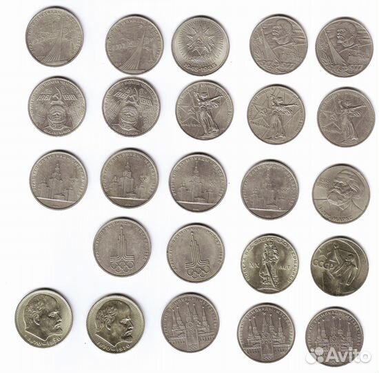 Монеты СССР, Царской России, ГДР, Польша, Монголия