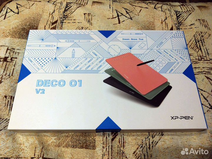 Графический планшет XPPen Deco 01 V2