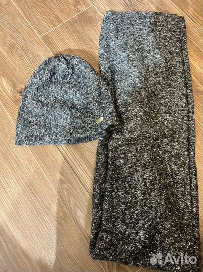Шапка и снуд, 50 шерсть