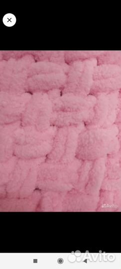 Плед детский вязаный ручная работа