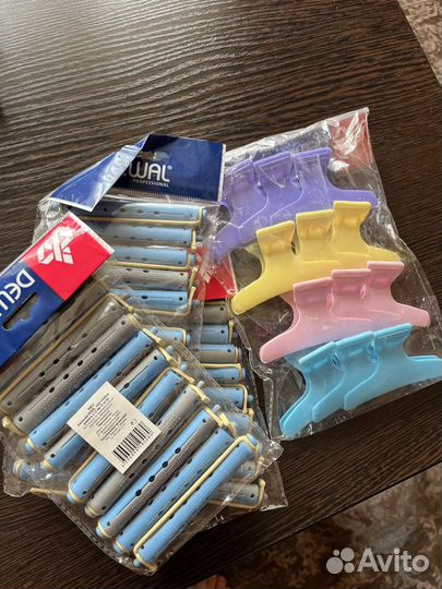 Коклюшки для завивки, зажимы