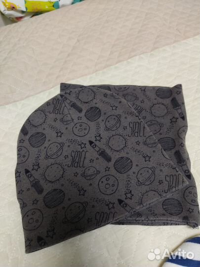 Шапки и снуды пакетом для мальчика на 2-4 года