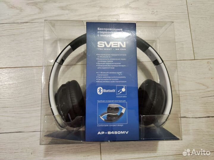 Беспроводные наушники sven AP-B450MV