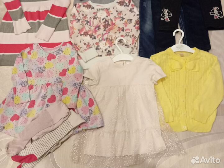 Пакет вещей 92 98 девочке