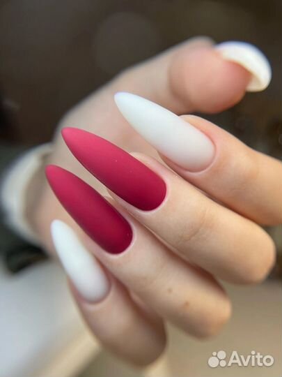 Маникюр, наращивание ногтей, гель лак, окрашивание