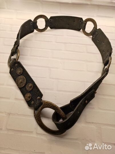 Ремень Cavalli кожаный оригинал