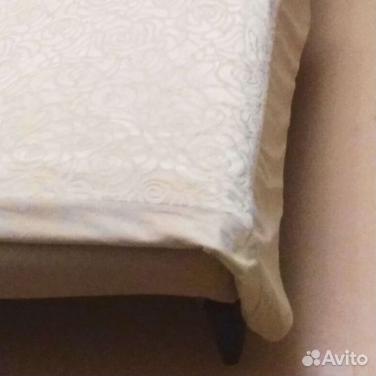 Плед-покрывало бежевый