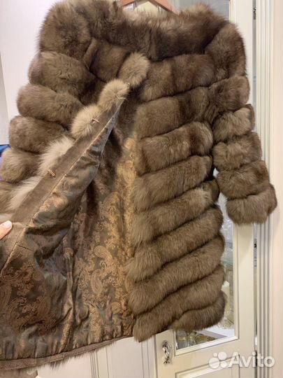 Шуба из песца