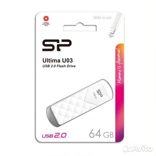 Flash Usb2.0 Silicon Power Ultima U03 на 64GB