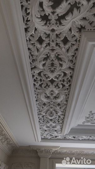 3D потолки с подсветкой из акрилового гипса