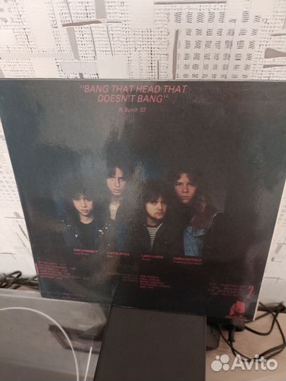 Metallica lp старый пресс