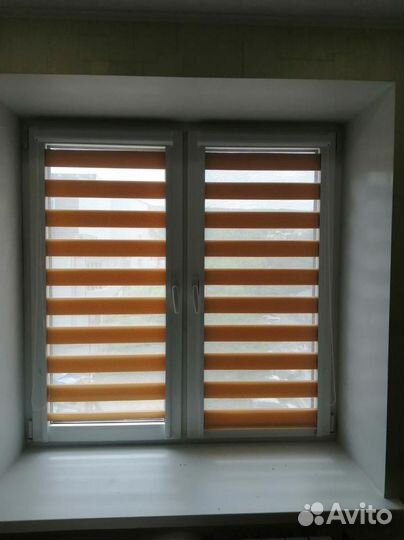 Жалюзи рулонные шторы Зебра (День-Ночь)