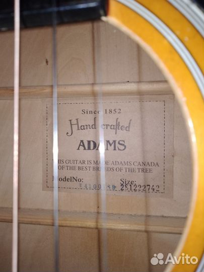 Акустическая гитара Adams W 4100 TCB