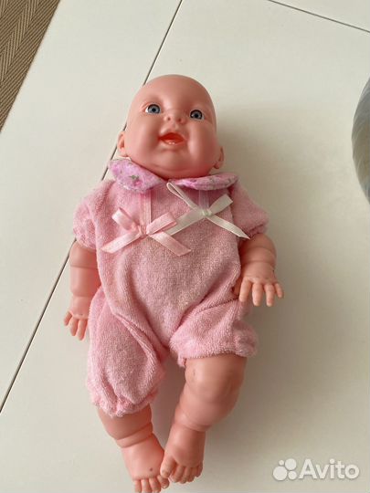 Коляска кукольная с пупсом музыкальным