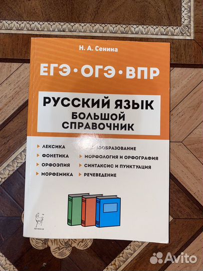 Справочник для подготовки к ЕГЭ по русскому языку