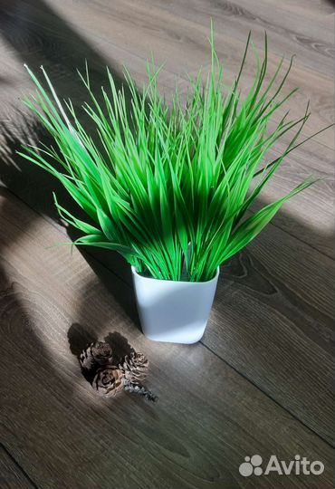 Искусственное растение. Лаванда. Осока