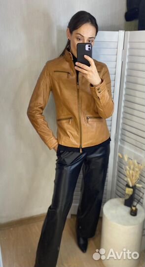 Кожаная куртка из мягчайшей нат кожи Европа 42/44