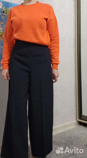 Брюки кюлоты и с лампасами