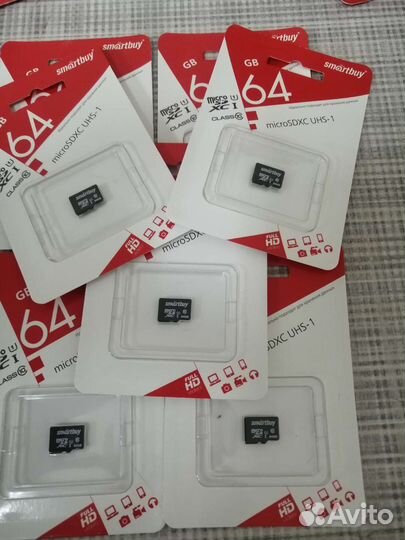 Карта памяти MicroSD 64gb