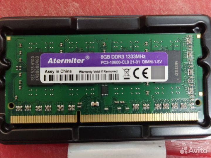 Оперативная память ddr3 для ноутбука 8gb