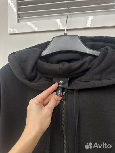 Толстовка на молнии hm с капюшоном XXL