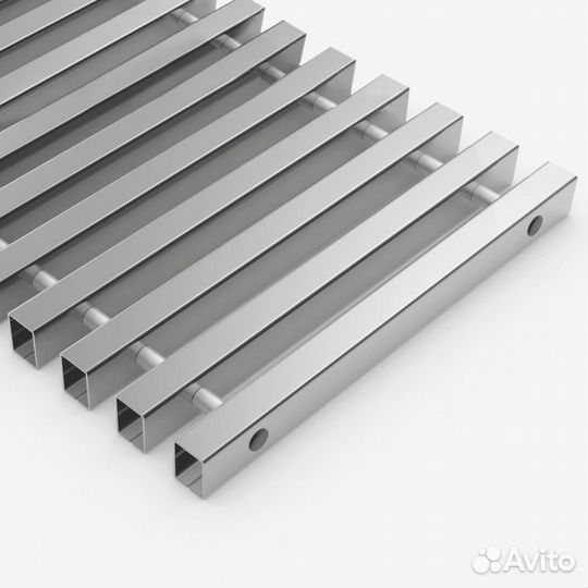 Решетки конвектора кзто Бриз из нержавеющей стали