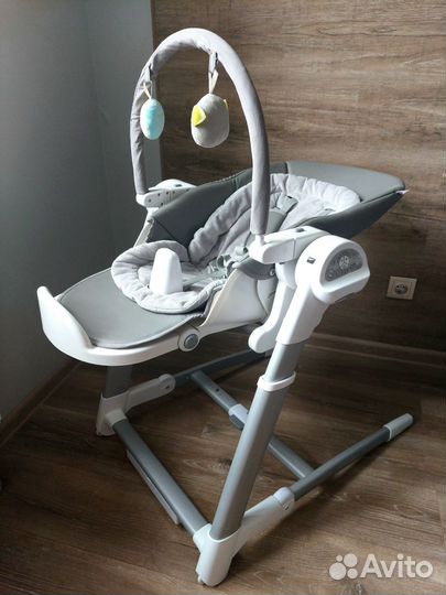 Электрокачели и стульчик для кормления 3 в 1