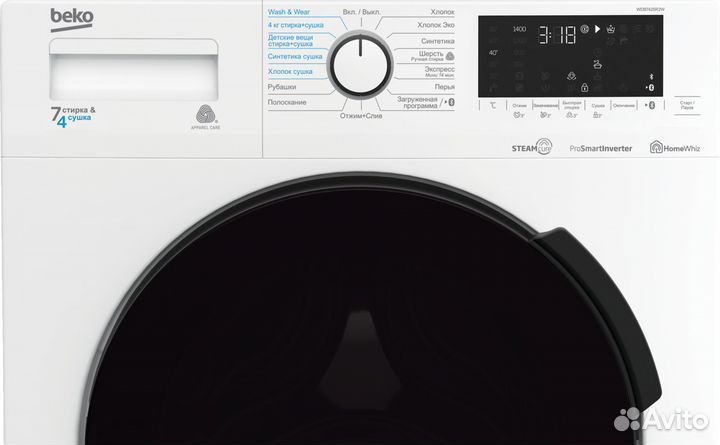 Стиральная машина beko wdb7425r2w белый