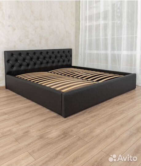 Кровать 180х200 черная Барселона