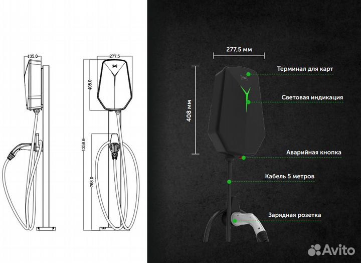 Продажа, монтаж и обслуж-ие эзс для электромобилей