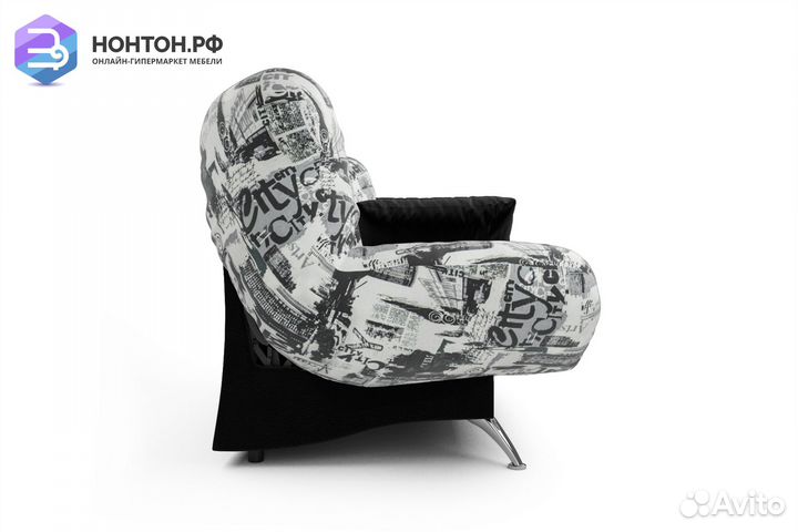 Диван книжка Гольф принт газета