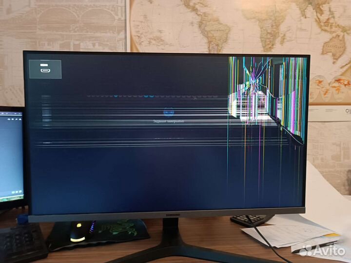 Монитор samsung 27 сломанная матрица