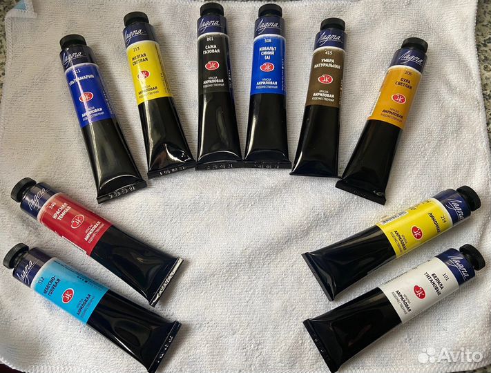 Акриловые краски художественные