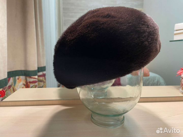 Женский норковый берет