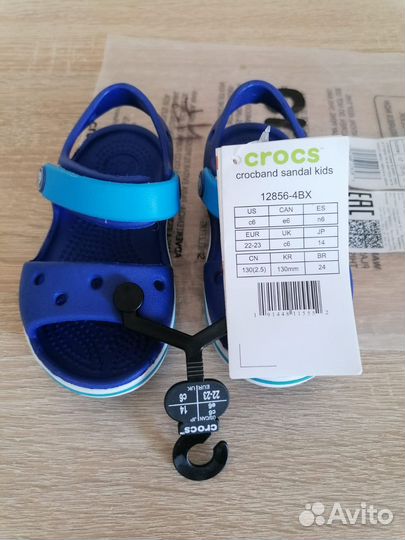 Новые.Сандалии Crocs C6(22-23), C7(23-24) Оригинал