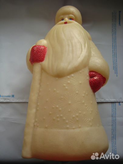 Дед мороз большой СССР 43 см под елку игрушечный