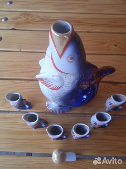 Сервиз рыбки СССР