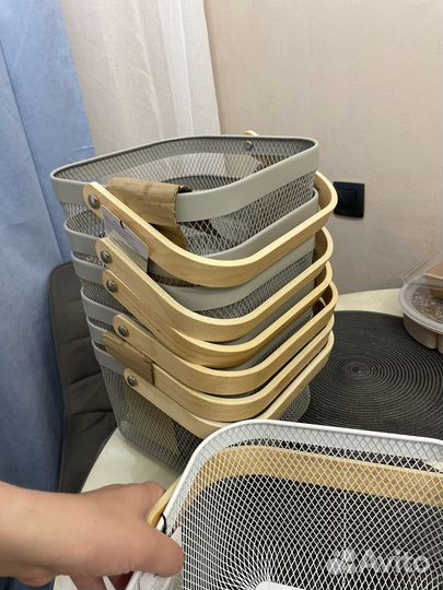 Корзина металлическая как IKEA risatorp