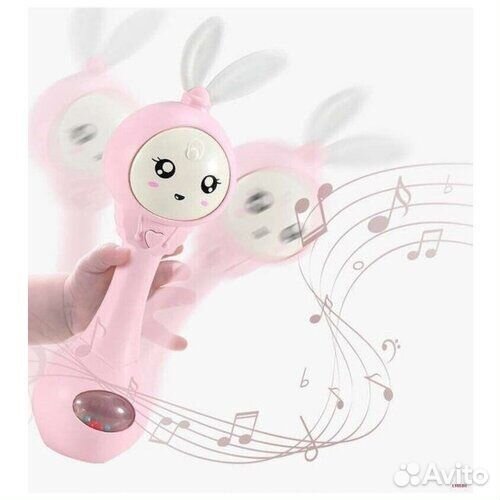 Интерактивная игрушка-погремушка умный малыш