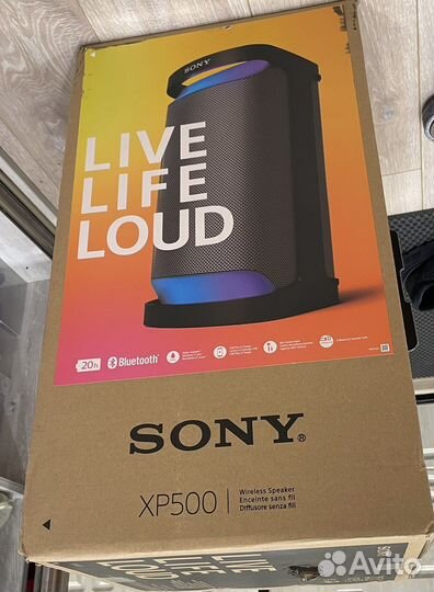 Новая колонка sony SRS-XP500 оригинал