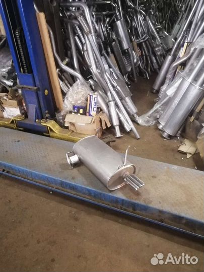 Глушитель. Глушитель Митсубиси Аутлендер XL