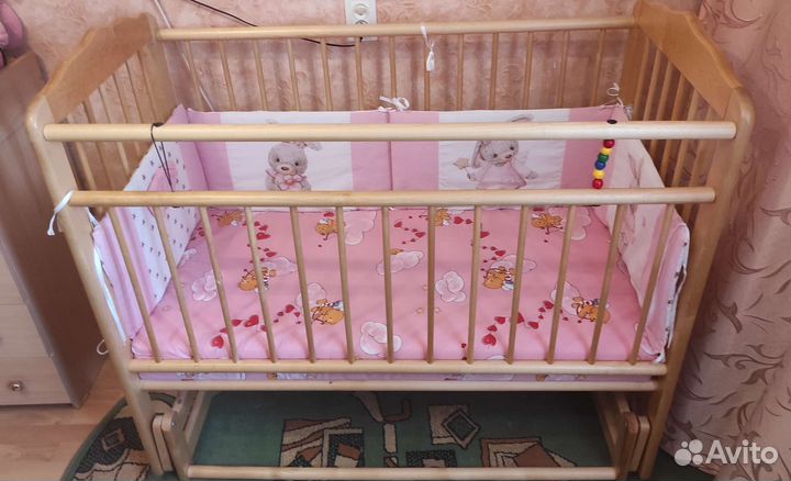 Бортики для детской кроватки