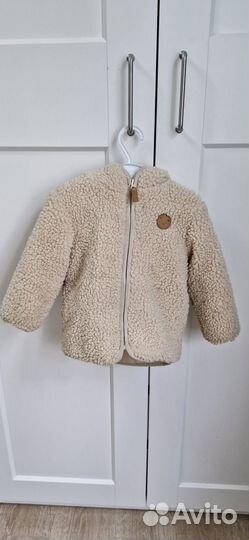Куртка тедди baby go детская 86