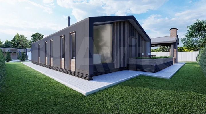 Дом 93 м² на участке 6 сот.