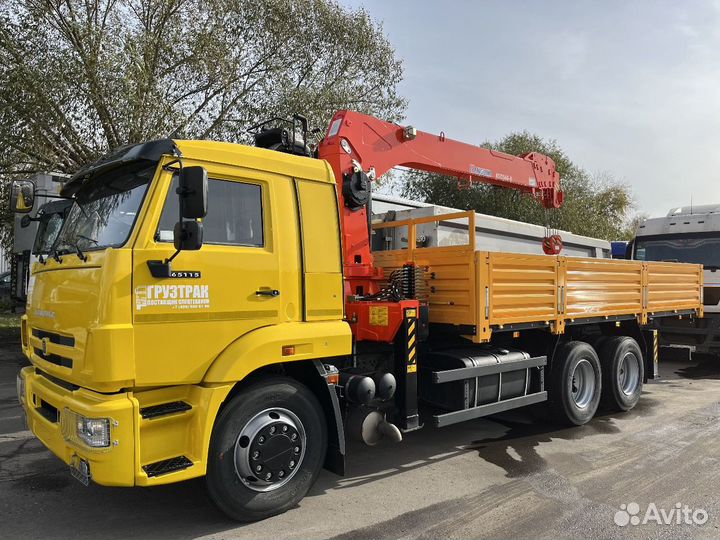 КАМАЗ 65115-48 (А5) с КМУ, 2023