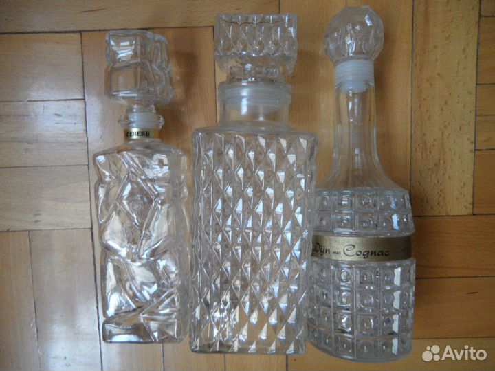 Бутылки графины штофы винтаж