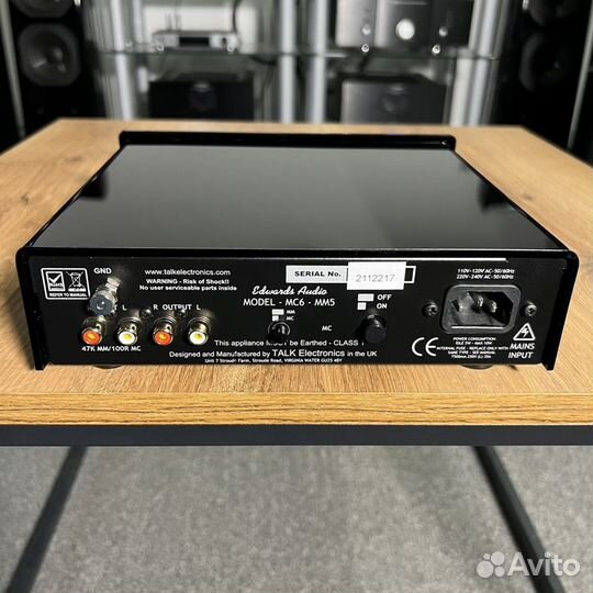 MM/MC фонокорректор Edwards Audio MC6