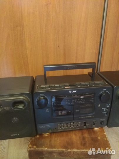 Двухкассетная магнитола Sony