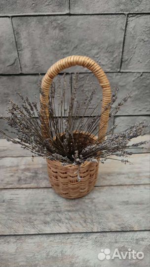 Корзина из бумажной лозы