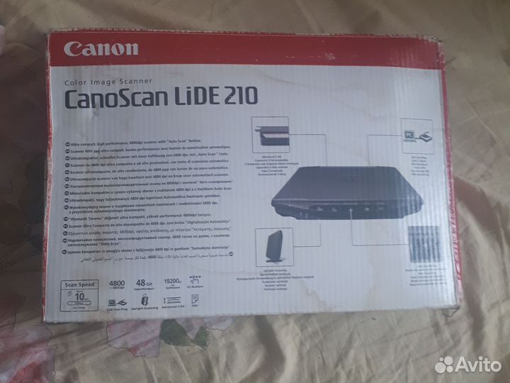 Canon scan lide 210 cканер